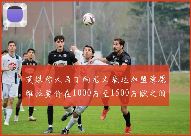 英媒称大马丁向尤文表达加盟意愿维拉要价在1000万至1500万欧之间
